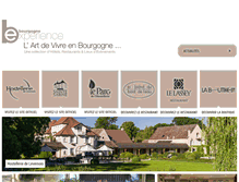 Tablet Screenshot of bourgogne-experience.com